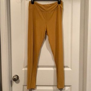 NEW LuLaRoe TC Mustard/Gold Leggings